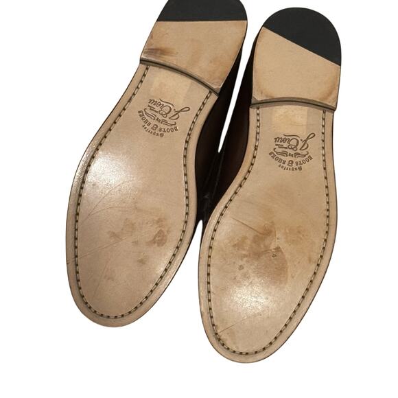 J.Crew Men's Whiskey Camden loafers With Leather Soles Size 8.5 NWOT - Picture 9 of 13